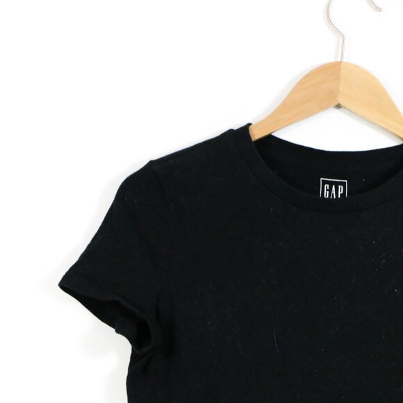 *GAP Black Cropped T-Shirt - Picture 4 of 6